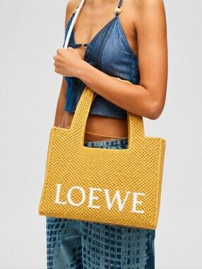(Authentic) Loewe Ibiza Woven Medium Tote